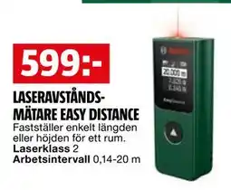 Bauhaus LASERAVSTÅNDSMÄTARE EASY DISTANCE, SEK 599 erbjuda