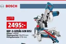 Bauhaus KAP- & GERSÅG GCM 80SJ, SEK 2495 erbjuda
