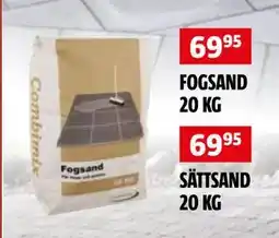 Bauhaus FOGSAND 20 KG, SEK 69.95 erbjuda