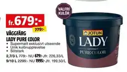 Bauhaus VÄGGFÄRG LADY PURE COLOR erbjuda
