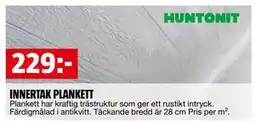 Bauhaus INNERTAK PLANKETT, SEK 229 erbjuda