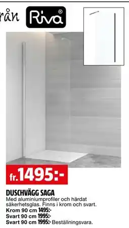 Bauhaus DUSCHVÄGG SAGA, SEK 1495 erbjuda