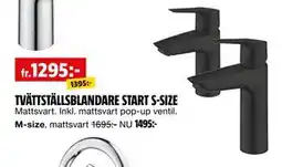Bauhaus TVÄTTSTÄLLSBLANDARE START S-SIZE erbjuda