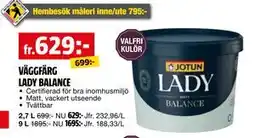 Bauhaus VÄGGFÄRG LADY BALANCE erbjuda