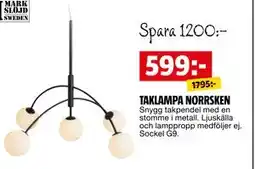 Bauhaus TAKLAMPA NORRSKEN, SEK 599 erbjuda