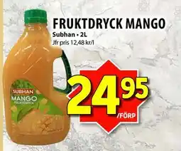 Matvärlden Tensta FRUKTDRYCK MANGO, SEK 24.95 erbjuda