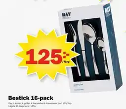 Pekås Bestick 16-pack, SEK 125 erbjuda
