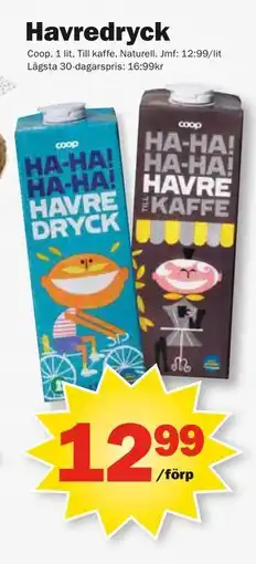Pekås Havredryck, SEK 12.99 erbjuda