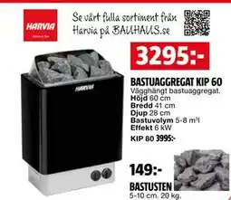 Bauhaus BASTUAGGREGAT KIP 60, SEK 3295 erbjuda