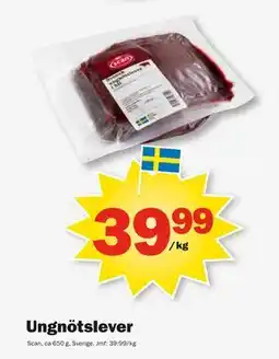 Pekås Ungnötslever, SEK 39.99 erbjuda