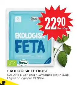 Willys EKOLOGISK FETAOST, SEK 22.9 erbjuda