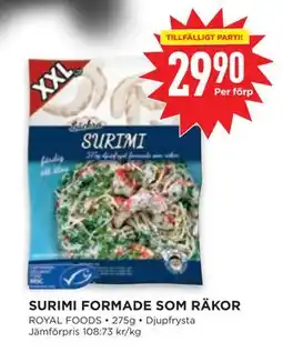 Willys SURIMI FORMADE SOM RÄKOR, SEK 29.9 erbjuda