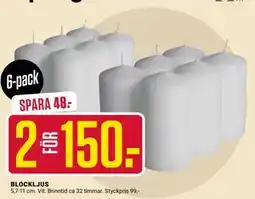 ÖoB BLOCKLJUS, SEK 150 erbjuda