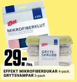 ÖoB EFFEKT MIKROFIBERDUKAR, GRYTSVAMPAR, SEK 29 erbjuda