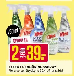 ÖoB EFFEKT RENGÖRINGSSPRAY, SEK 39 erbjuda