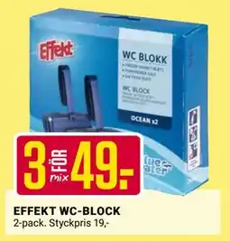 ÖoB EFFEKT WC-BLOCK, SEK 49 erbjuda