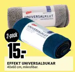 ÖoB EFFEKT UNIVERSALDUKAR, SEK 15 erbjuda