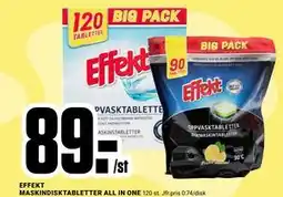 ÖoB EFFEKT MASKINDISKTABLETTER ALL IN ONE, SEK 89 erbjuda