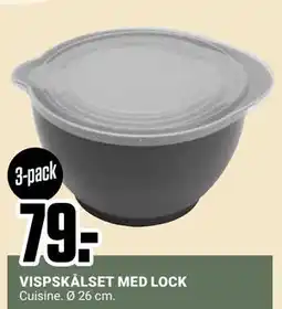 ÖoB VISPSKÅLSET MED LOCK, SEK 79 erbjuda
