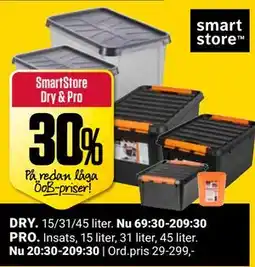 ÖoB SmartStore Dry & Pro erbjuda