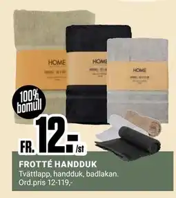 ÖoB FROTTÉ HANDDUK erbjuda