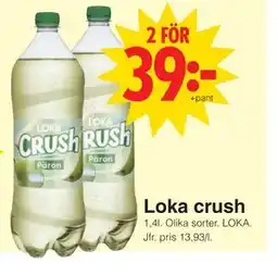 Matöppet Loka crush, SEK 39 erbjuda