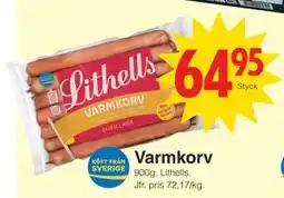 Matöppet Varmkorv, SEK 64.95 erbjuda