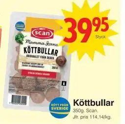 Matöppet Köttbullar, SEK 39.95 erbjuda