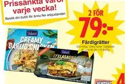 Matöppet Färdigrätter, SEK 79 erbjuda