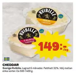 Coop Daglivs CHEDDAR, SEK 149 erbjuda