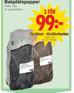 Matöppet Grillkol - Grillbriketter, SEK 99 erbjuda