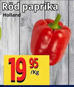 Supergrossen Röd paprika, SEK 19.95 erbjuda