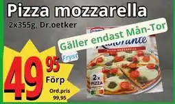 Supergrossen Pizza mozzarella, SEK 49.95 erbjuda