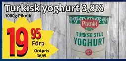 Supergrossen Turkisk yoghurt 3,8%, SEK 19.95 erbjuda