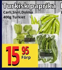 Supergrossen Turkisk paprika, SEK 15.95 erbjuda