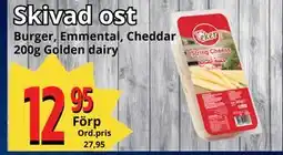 Supergrossen Skivad ost, SEK 12.95 erbjuda
