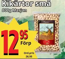 Supergrossen Kikärtor små, SEK 12.95 erbjuda