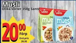 Supergrossen Musli, SEK 20 erbjuda
