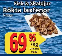 Supergrossen Rökta laxfenor, SEK 69.95 erbjuda