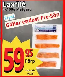 Supergrossen Laxfilé, SEK 59.95 erbjuda