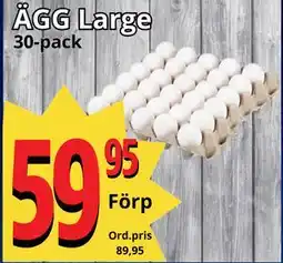 Supergrossen ÄGG Large, SEK 59.95 erbjuda