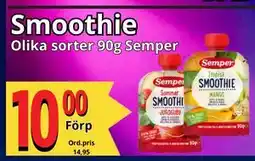 Supergrossen Smoothie, SEK 10 erbjuda