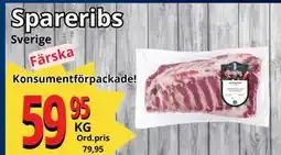 Supergrossen Spareribs, SEK 59.95 erbjuda