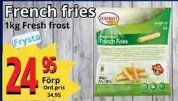 Supergrossen French fries, SEK 24.95 erbjuda