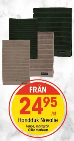 EKO Handduk Novalie erbjuda