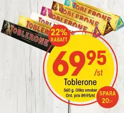 EKO TOBLERONE erbjuda