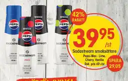 EKO PEPSI Sodastream smaksättare erbjuda
