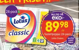 EKO LOTUS CLASSIC Toalettpapper 24-pack erbjuda