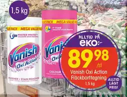 EKO VANISH Oxi Action Fläckborttagning erbjuda