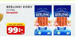 Matrix Butikerna BERLINKI Korv erbjuda